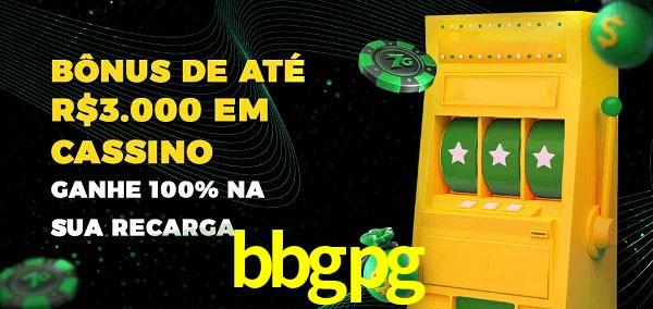 bbgpg melhor bônus de depósito